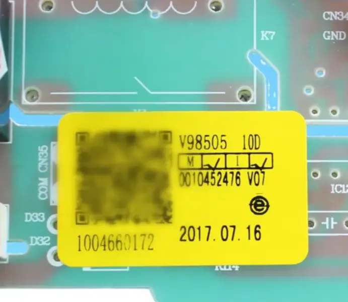 Řídicí deska vnitřní jednotky klimatizace Haier 0010452476