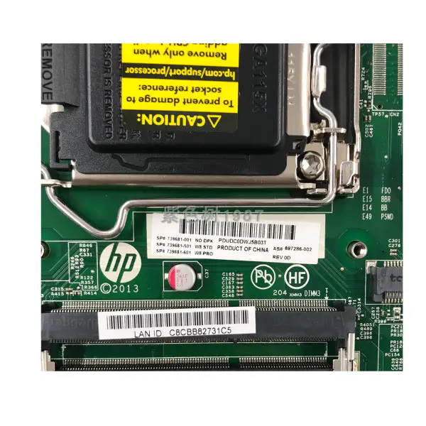 HP Pro 739681-001 739681-501 697286-002 LGA1150 Originální základní deska
