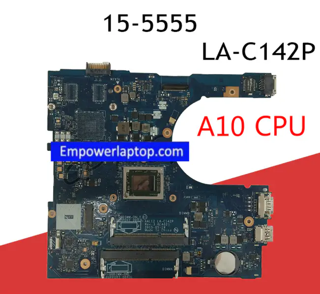 Dell LA-C142P 15 5555 Insprion15 5555 základní deska notebooku A10 CPU LA-C142P CD4HR 0CD4HR