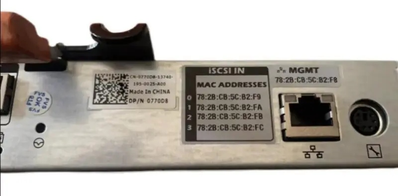 Řadič iSCSI Dell MD3200i 0770D8