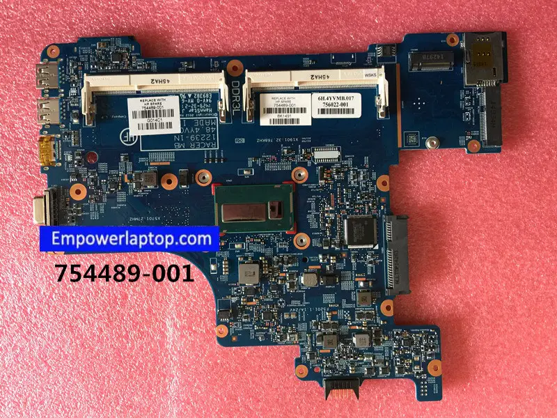 Základní deska HP 754489-001 754489-501 754489-601 i5-4200U 48.4YV09.01N