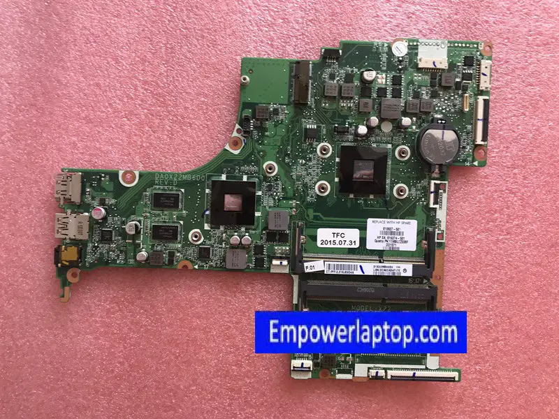 Základní deska HP 810937-001 810937-501 DA0X22MB6D0 15-AB
