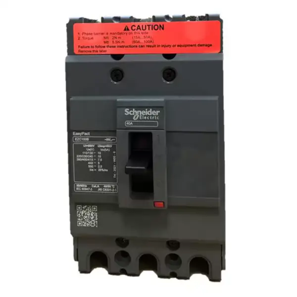 Schneider 3pólový jistič s lisovanou skříní Easypact EZC100B 3P40A