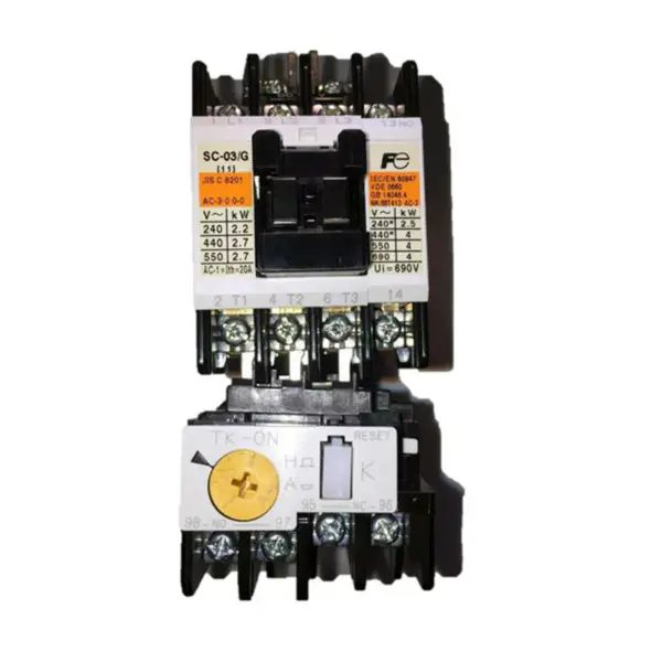 Vysoce kvalitní elektrický magnetický startér FUJI SW-03 220V 0,15 ~ 0,24 A