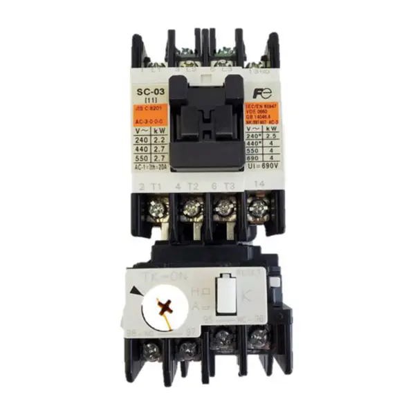 Vysoce kvalitní elektrický magnetický startér FUJI SW-03 220V 0,15 ~ 0,24 A