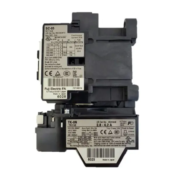 Vysoce kvalitní elektrický magnetický startér FUJI SW-03 220V 2,8 ~ 4,2 A