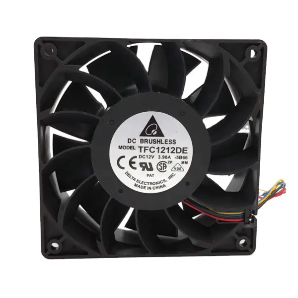 Delta TFC1212DE 12038 120*120*38mm 12V 3.90A 46.8W 190CFM 6800RPM PWM snímač otáček Inverter Case Industrial Cooling Fan