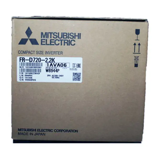 vyrobeno v Japonsku Mitsubishi FR-D720-100-NA FR-D700 Series VFD