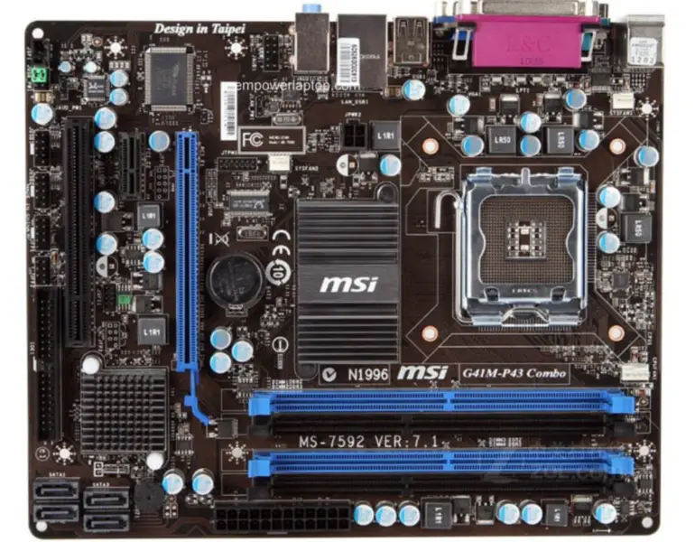 Základní deska MSI G41M-P43 Combo G41 LGA 775 Micro-ATX