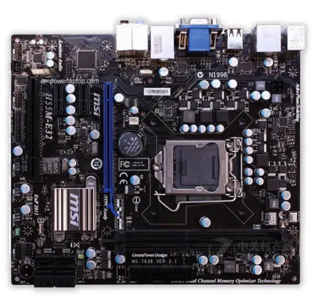 Základní deska MSI H55M-E32 H55 LGA 1156 Micro-ATX
