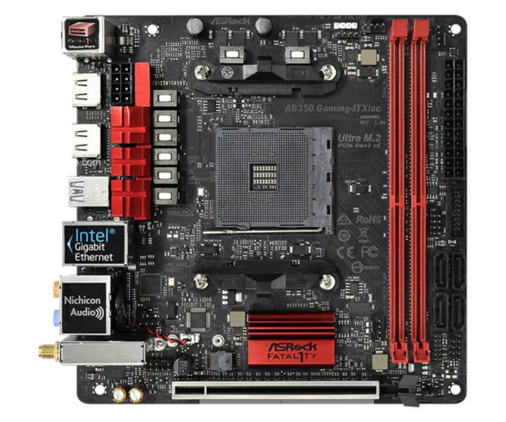 Základní deska Asrock AB350 GAMING-ITX/AC AB350 GAMING WIFI B350 AM4 Mini-ITX