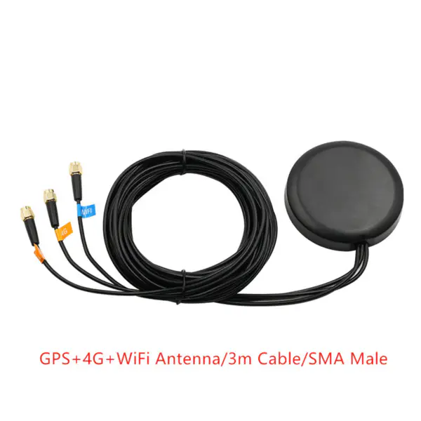 GSM GPRS 3G 4G WiFi patch anténa 1,5m 3m kabel lepidlo plná frekvence vysoký zisk 3dbi komunikace ve vozidle SMA konektor
