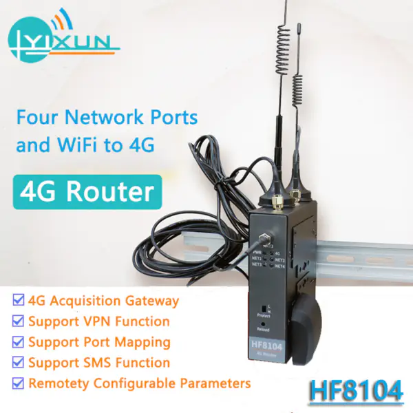 4G router RS485 na 4G síťový port Připojení 4G jednoho síťového portu Sériový server DTU převodník HF Elfin-EG46 DTU server