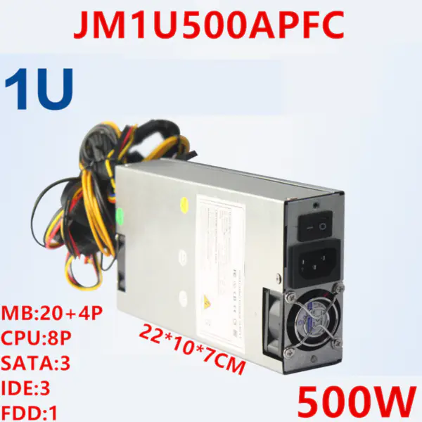 Zdroj napájení pro spínaný zdroj JM 1U 400W JM1U500APFC