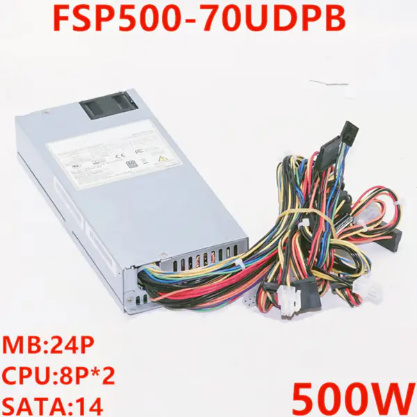 Zdroj napájení pro FSP 80plus Platinum 1U 500W spínaný zdroj FSP500-70UDPB
