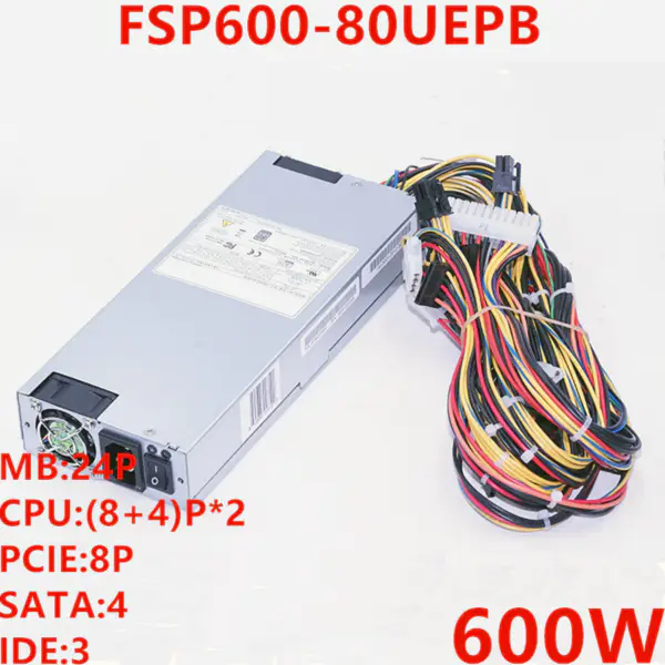 Zdroj napájení pro FSP 80plus Platinum 1U 600W FSP600-80UEPB