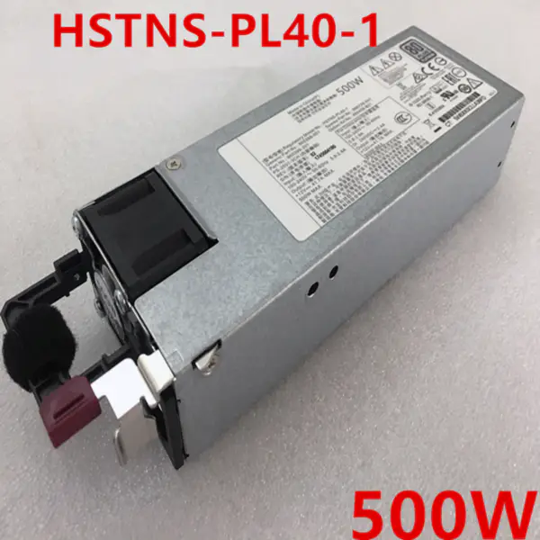 Zdroj napájení pro HP 380 gen10 500W HSTNS-PL40-1 865408-b21 865398-001 866729-001 865399-201 PS-2501-3CH