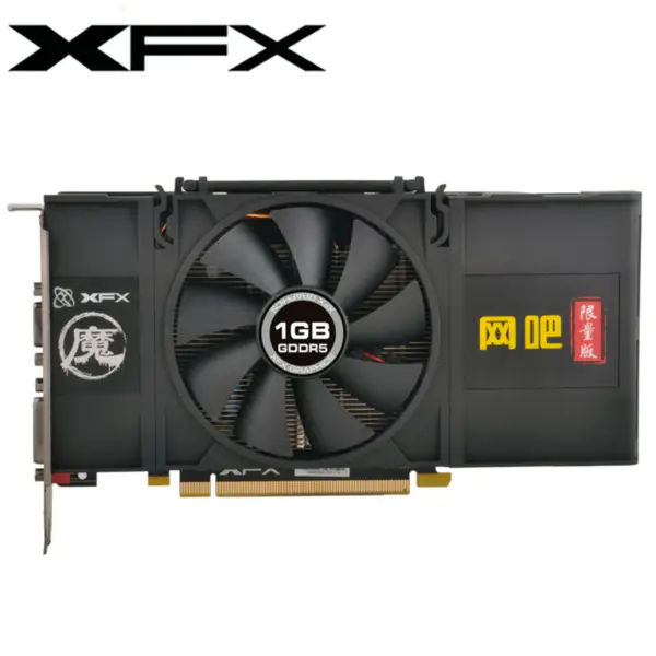 XFX Grafická karta R7 260X 1GB 128Bit GDDR5 Grafické karty pro AMD R7 200 series VGA Cards RX560 470 570 460 580 480 Used
