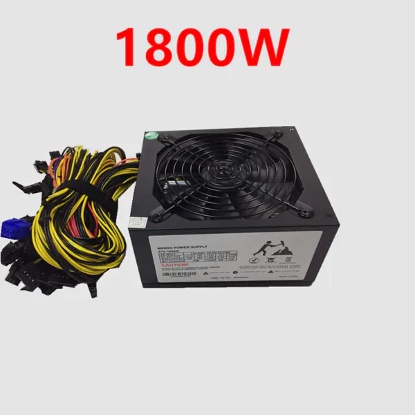 Sungju Napájecí zdroj pro grafické karty Podpora 8 karet 16*6+2P Napájecí zdroj 1800W
