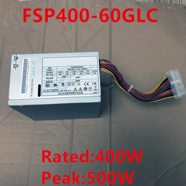 Zdroj napájení pro Hanker DS-A81016S s jmenovitým výkonem 400 W ve špičce 500 W spínaný zdroj napájení FSP400-60GLC