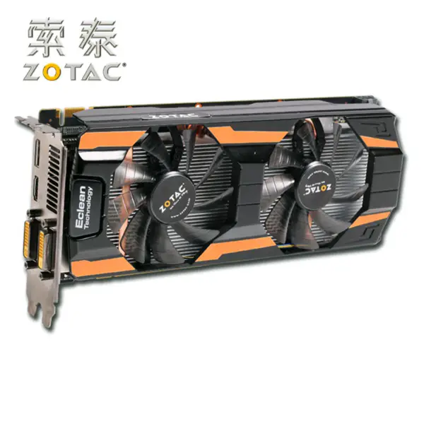 ZOTAC Grafické karty GTX 660 2GD5 2GB Thunderbolt Edition GPU 192Bit GDDR5 Grafická karta Mapa GTX660-2GD5 DVI HDMI DP GTX660 Used