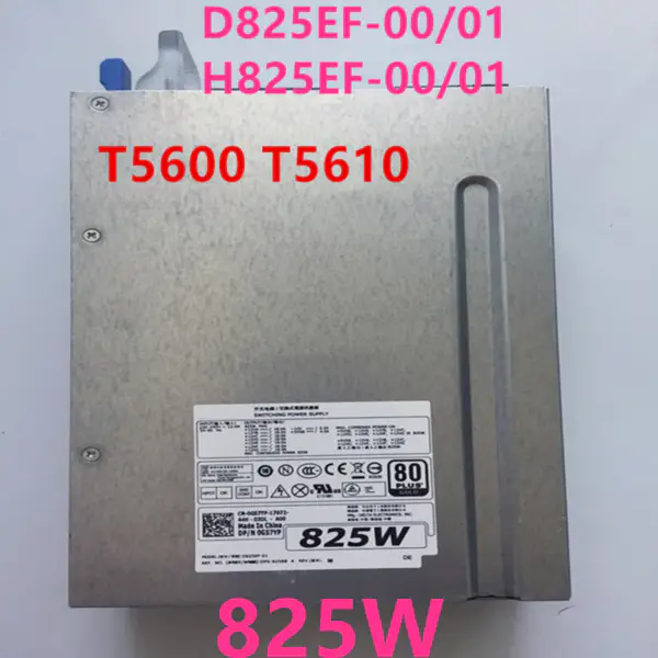 Zdroj napájení pro Dell T5600 T5610 825W napájecí zdroj H825EF-01 D825EF-01 D825EF-00 H825EF-00 DR5JD CVMY8 G57YP DPS-825AB A