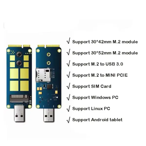 SIMCOM A7600E-H MINI PCIE LTE Cat4 modul nahrazuje SIM7600E-H LTE-FDD B1/B3/B5/B7/B8/B20 LTE-TDD B38/B40 UMTS/HSPA+ GSM/GPRS/EDG