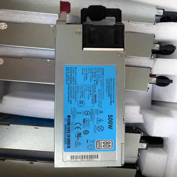 Zdroj napájení pro HP DL360G9 380Gen9 500W HSTNS-PL40 723594-001 754377-001 723595-201 720478-B21 PS-2501-3C-LF