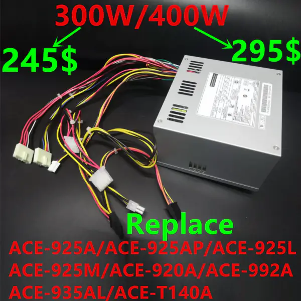 FSP AT P8P9 300W/400W napájecí zdroj Výměna ACE-925AP ACE-925L ACE-925M ACE-920A ACE-992A ACE-932 ACE-935AL ACE-T140A