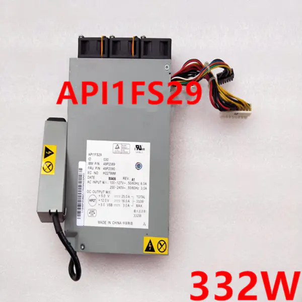 Zdroj napájení pro IBM X335 332W spínaný zdroj API1FS29 49P2089 49P2090