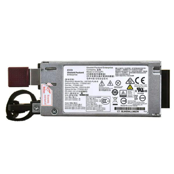 Pro napájecí zdroj HP DL20 160 G9 900W 775595-B21 775592-001 HSTNS-PL48 B