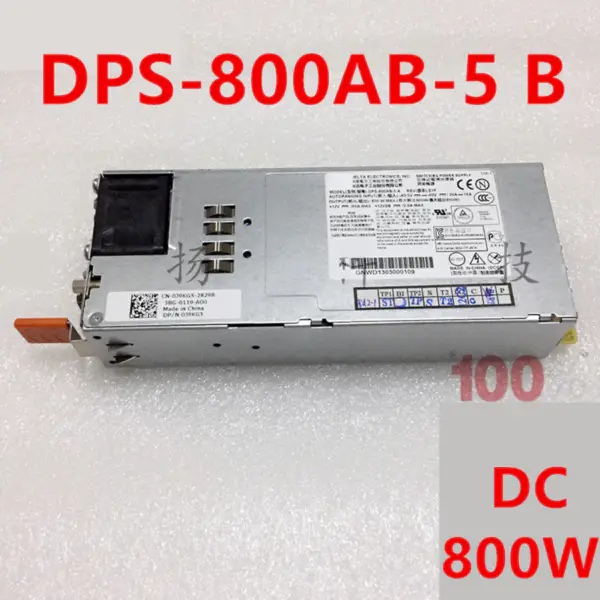 Zdroj napájení pro Lenovo RD330 430 530 630 640 DC 800W spínaný zdroj DPS-800AB-5 B