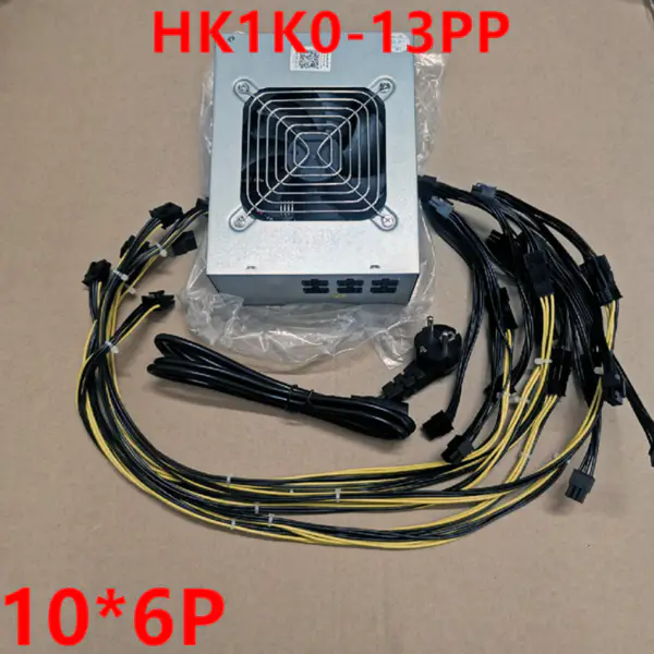 Napájecí zdroj pro Huntkey Single Channel 12V r4 b7 v9 847 1660S 10*6Pin 1200W Napájecí zdroj HK1K0-13PP