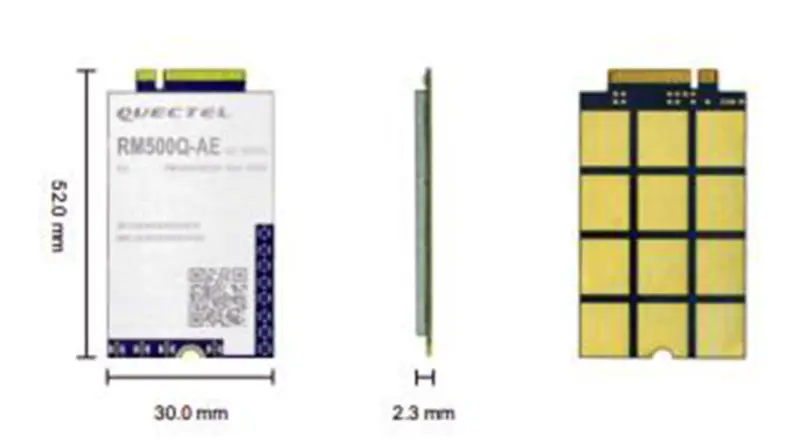 Fibocom NL668-EU LTE Cat4 mini pcie modul pro Evropu LTE-FDD B1/B3/B5/B7/B8/B20 WCDMA B1/B5/B8 GSM/GPRS/EDGE 850/900/1800MHz