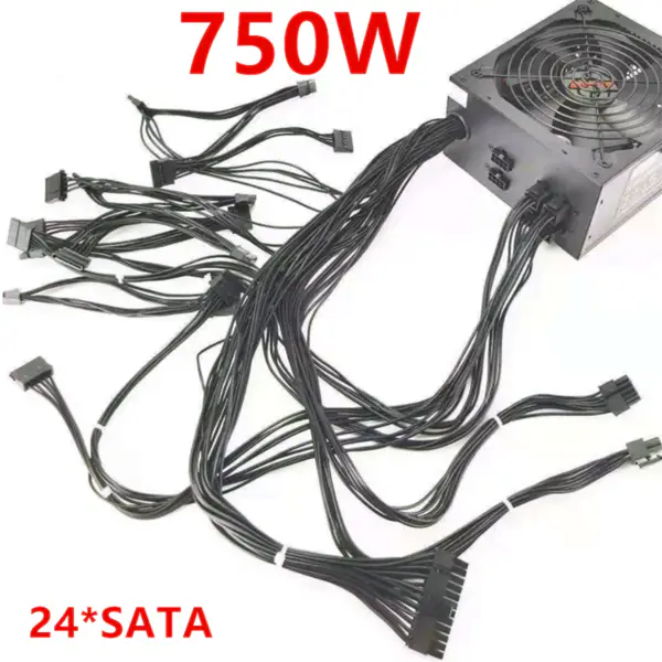 Speciální napájecí zdroj pro 24 pevných disků IPFS Multi Hard Disk Power Supply Napájecí zdroj pro stolní počítače 24*SATA 750W