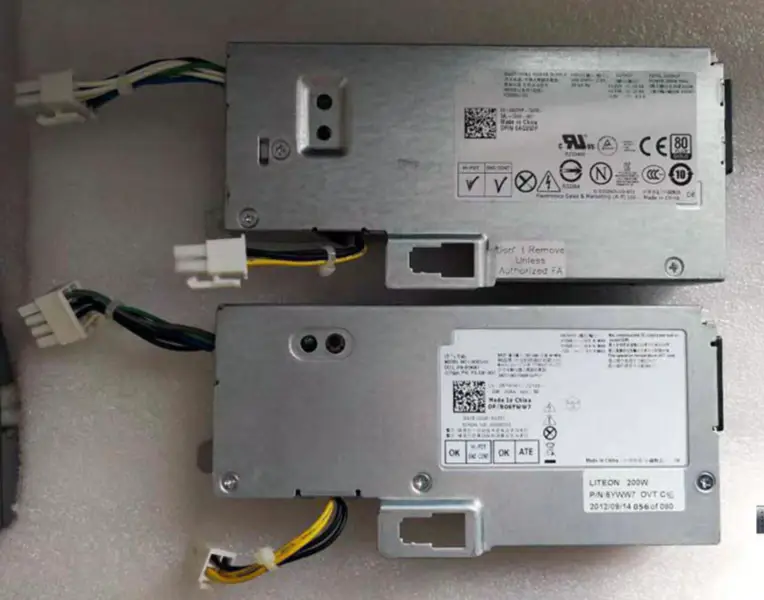 200W napájecí zdroj pro Dell OptiPlex 790 990 7010 9010 USFF PSU F200EU-00 L200EU-00 C0G5T 1VCY4 KG1G0 6FG9T