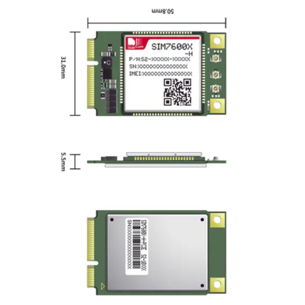 Quectel EC25-E EC25EFA-512-STD EC25-EUX EC25-EC základní deska EC25AUFA-512-STD
