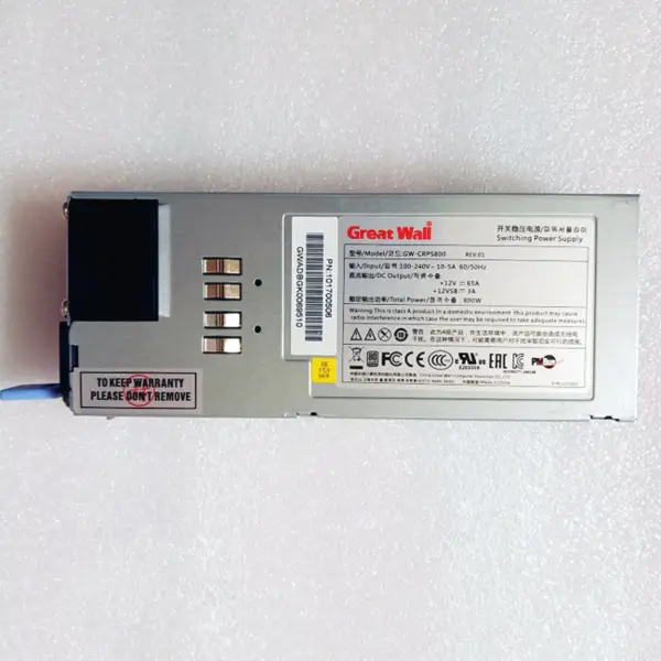 Great Wall GW-CRPS800 Serverová napájecí jednotka PSU 800W