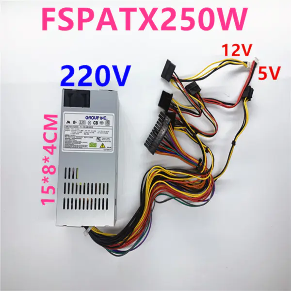 Zdroj napájení pro FSP AIO Flex NAS POS E200 Small 1U 12V5V 220V 250W Spínaný zdroj napájení FSPATX250W ATX-400