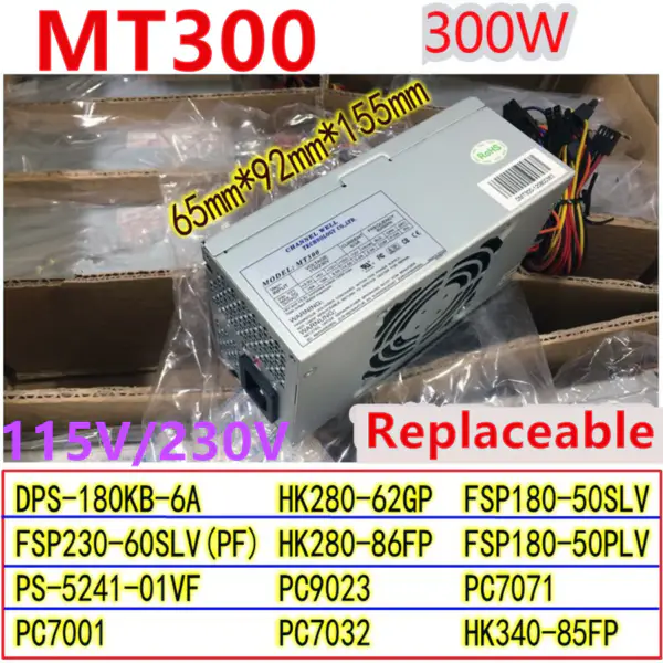 Napájecí zdroj pro Lenovo 300W MT300 DPS-180KB-6A HK280-62GP FSP180-50SLV FSP230-60SLV PC9023 PC7071 PC7001 PC7032 HK340-85FP