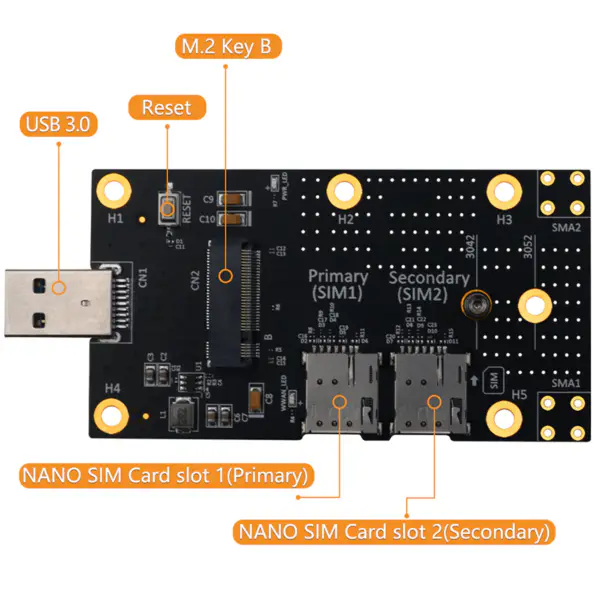 50ks/LOT IPEX4 na RP-SMA/Imhf4 na SMA samice vodotěsný Pigtail Wifi kabel pro 4G 5G bezdrátový modul pro sim8202g/RM500Q-AE