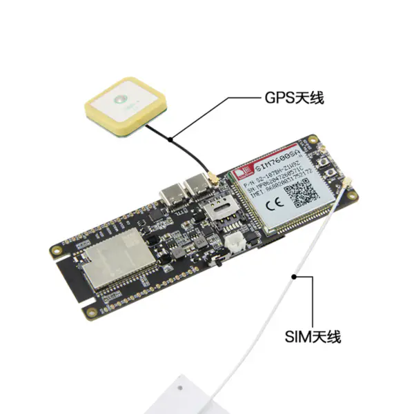 SIMCOM SIM7600G-H LTE Cat4 modul Globální verze s vývojovou deskou MCU32 WIFI Bluetooth modul