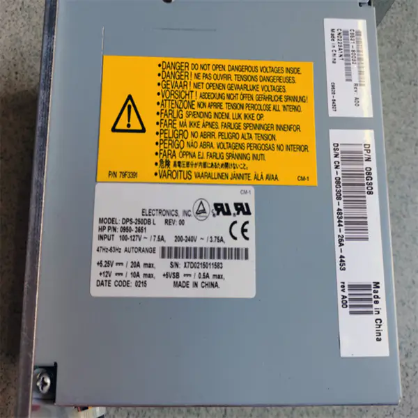 Zdroj napájení pro 250W spínaný zdroj napájení HP 8G308 DPS-250DB L 0850-3651