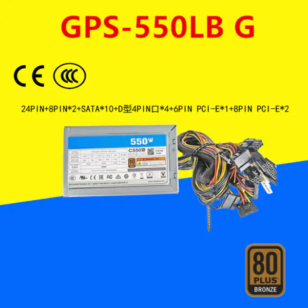 Zdroj napájení pro Delta 80plus Gold 550W spínaný zdroj GPS-550LB G