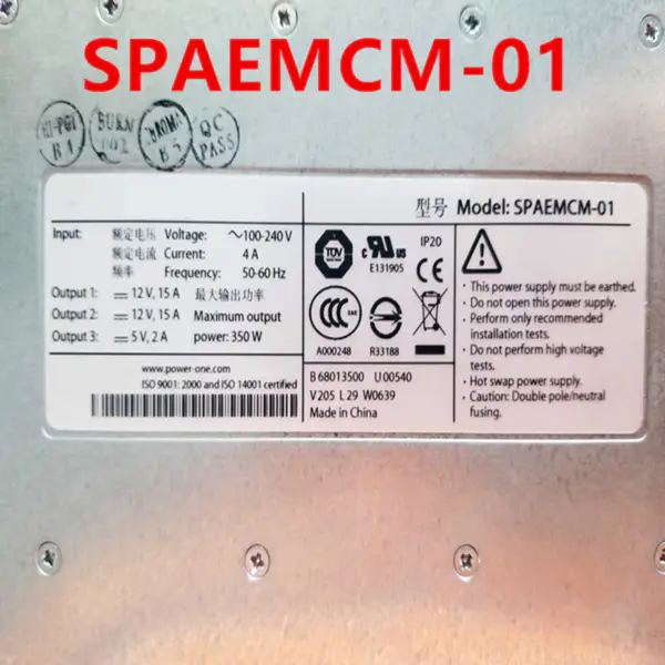 Zdroj napájení pro EMC AX150I 350W Spínaný zdroj 071-000-423 SPAEMCM-01 0MG925