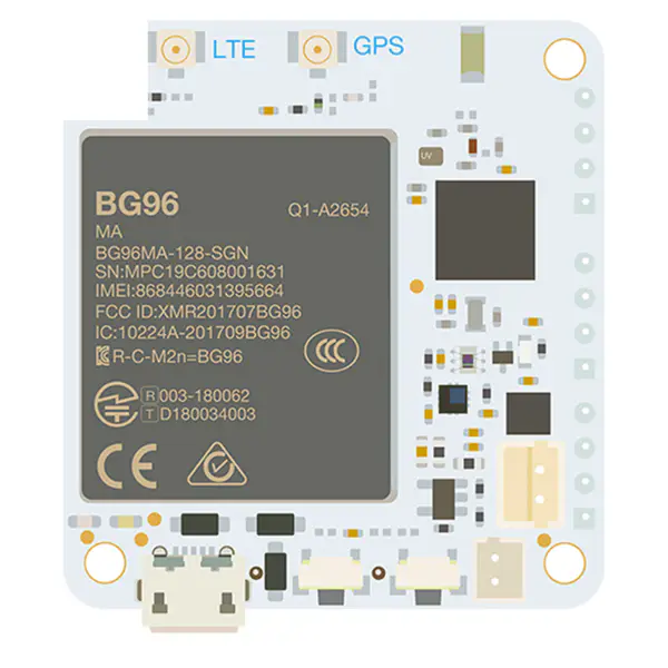 Quectel BG96 EG95-E EG95-NA 4G LTE NB-IoT Cat M1&NB1 Cat1 Cat4 EGPRS GNSS mobilní modul Raspberry Pi 3B+ HAT RAK2013