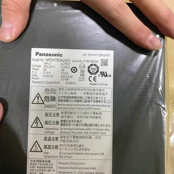 Pansaonic AC Servo Driver 200-230V 5.0kw MFDHTB3A2A31