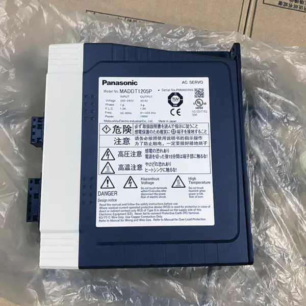 Pansaonic AC Servo Driver 200-240V 100W MADDT1205P
