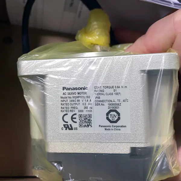 Střídavý servomotor Panasonic 0,2 kW MQMF022L1S2