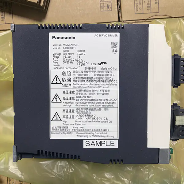 Panasonic AC Servo Driver 200-240V 1,5kW MDDLN55BL